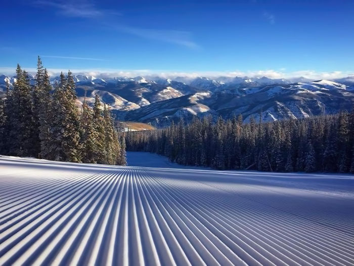 Snow, "Freshly Groomed", Beaver Creek, Colorado