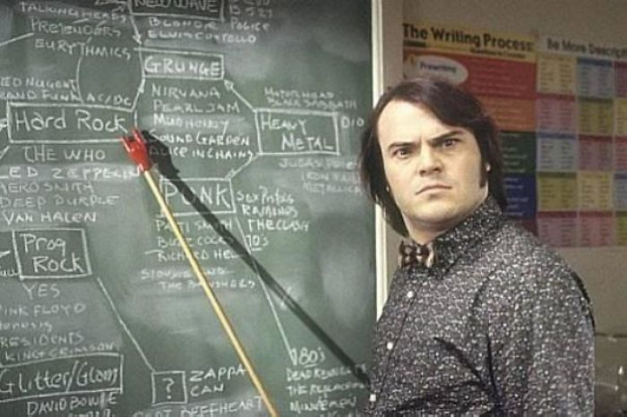 Jack Black's Pointer For The Board In School Of Rock Has Tiny Hand-Horns On The End