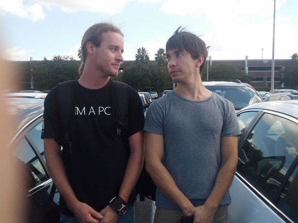 So Justin Long Was At UCF Today, And I Just Happened To Be Wearing This