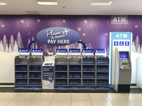 This Honesty Water Shop In The Airport