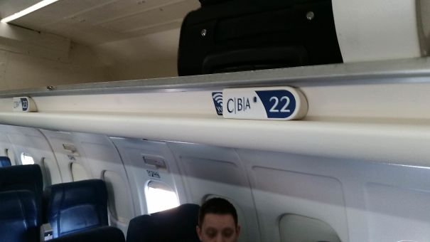 The Seat Guides On This Airplane Are In Perspective