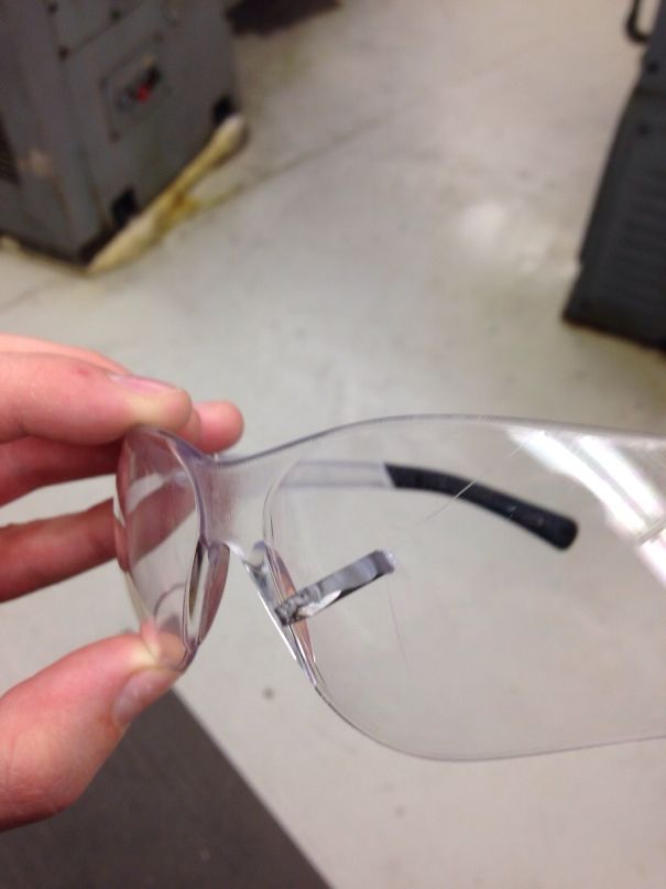 This Is Why You Wear Safety Glasses