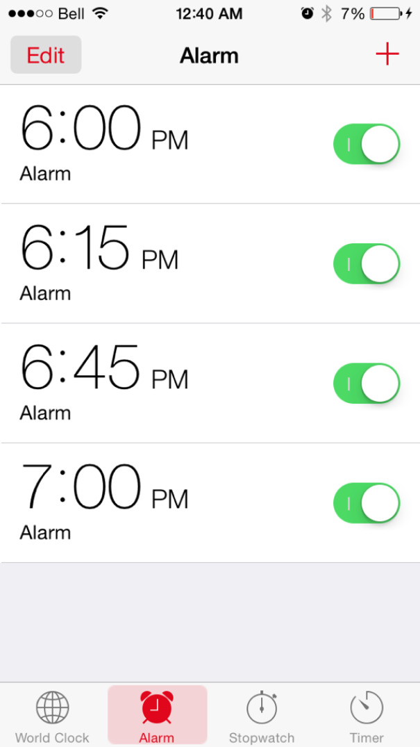 Falling Asleep And Double Checked My Alarm, The Night Before My First Day On The New Job. Close Call
