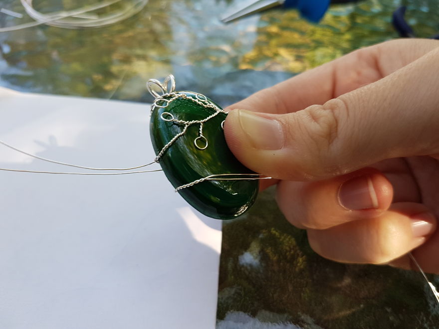 "Leafy Branches" Pendant Tutorial