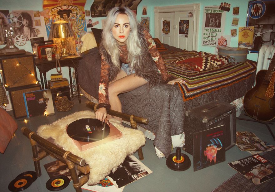 I Created 'The Evolution Of Bedrooms' By Rearranging My Parents Guest Room And Only Using Objects Found In Their House