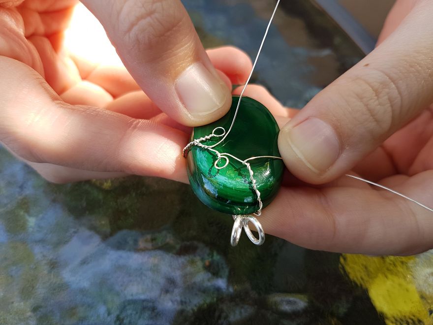 "Leafy Branches" Pendant Tutorial