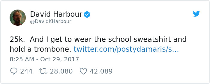 'Stranger Things' Star David Harbour Jokingly Promises Girl To Fulfill Her Dream, Doesn't Expect To End It Like This