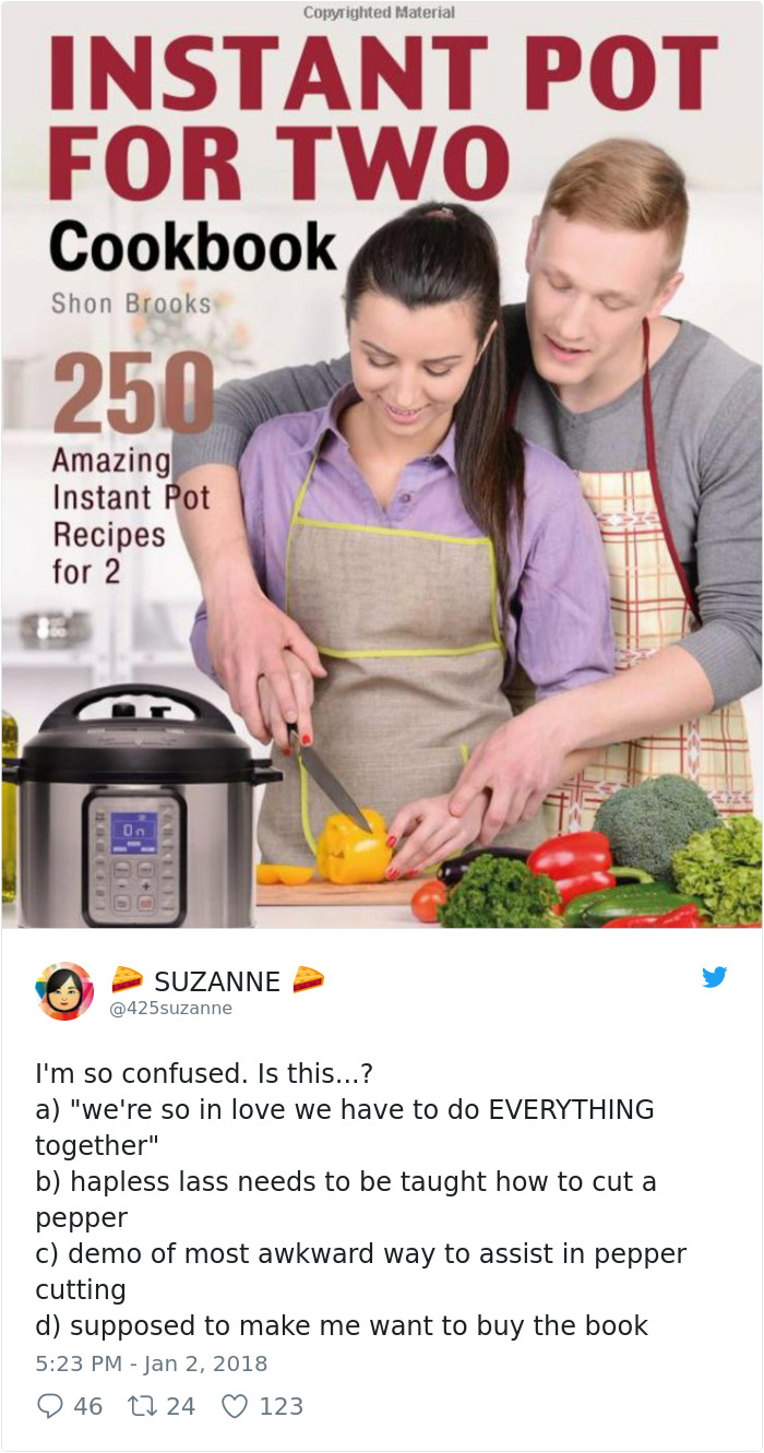 Someone Noticed These Cookbooks Have Very Weird Covers, And Now The Whole Twitter Is Shook