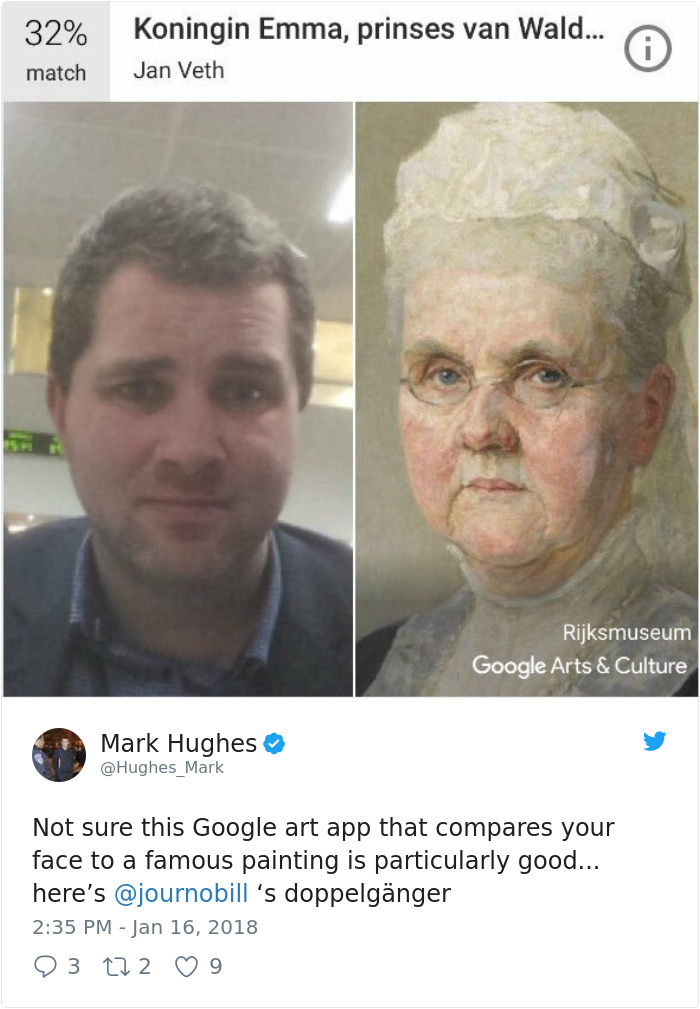 Google Art Selfie