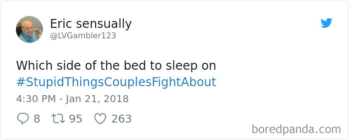 Stupid Things Couples Fight About