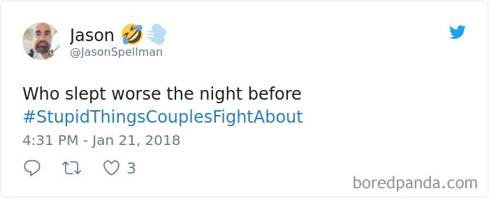 Stupid Things Couples Fight About
