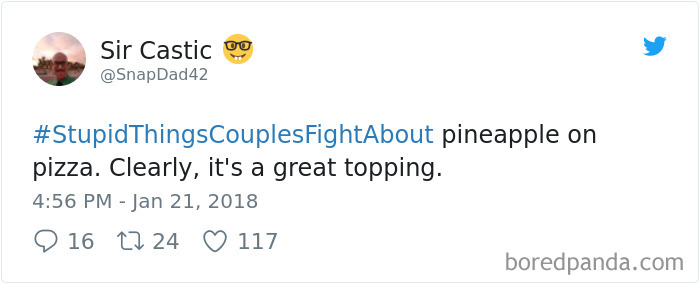 Stupid Things Couples Fight About