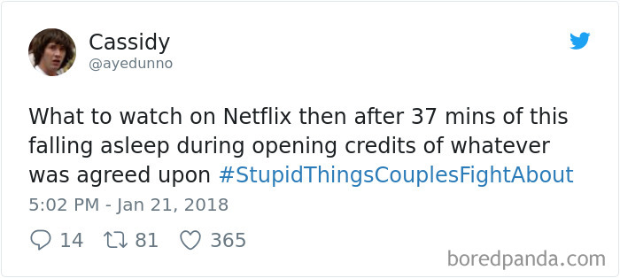 Stupid Things Couples Fight About