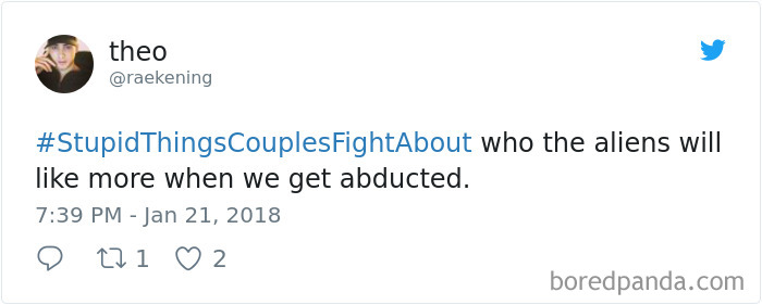 Stupid Things Couples Fight About