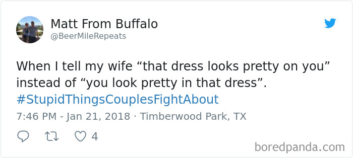 Stupid Things Couples Fight About