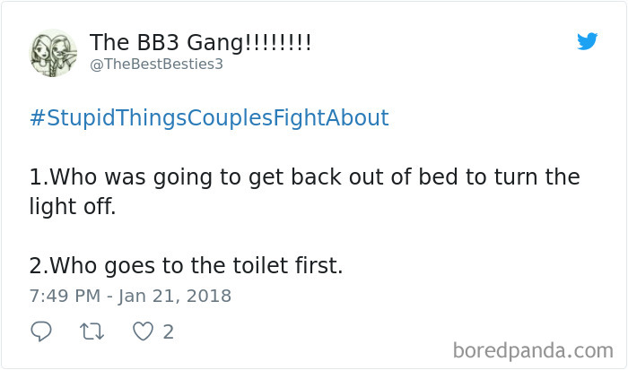 Stupid Things Couples Fight About