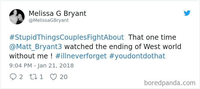 Stupid Things Couples Fight About