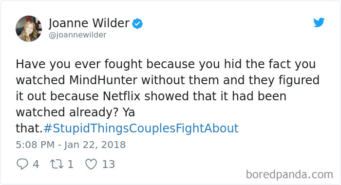 Stupid Things Couples Fight About