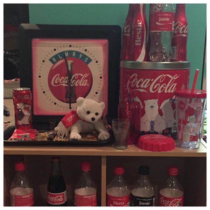 A Small Portion Of My Coke Collection