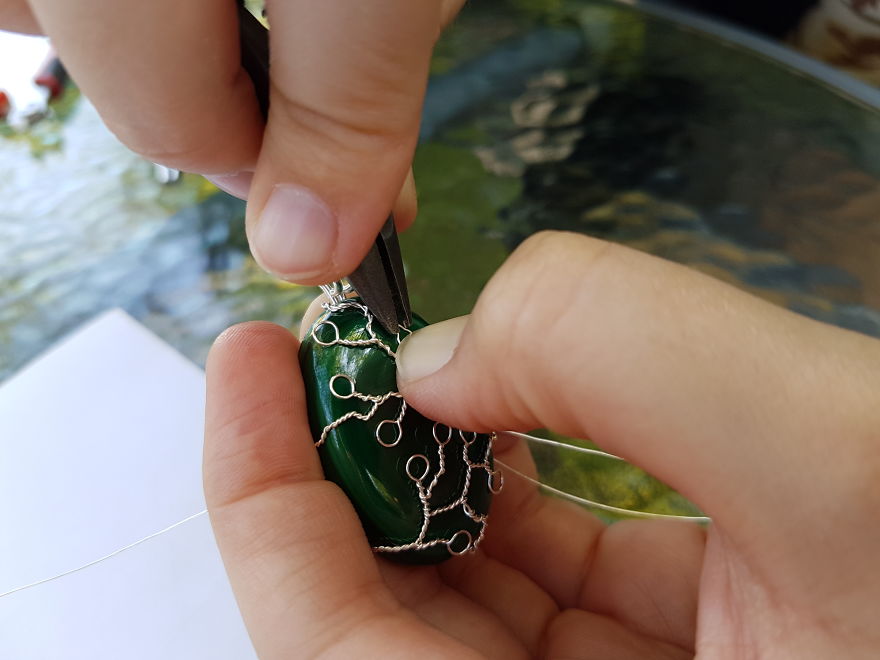 "Leafy Branches" Pendant Tutorial