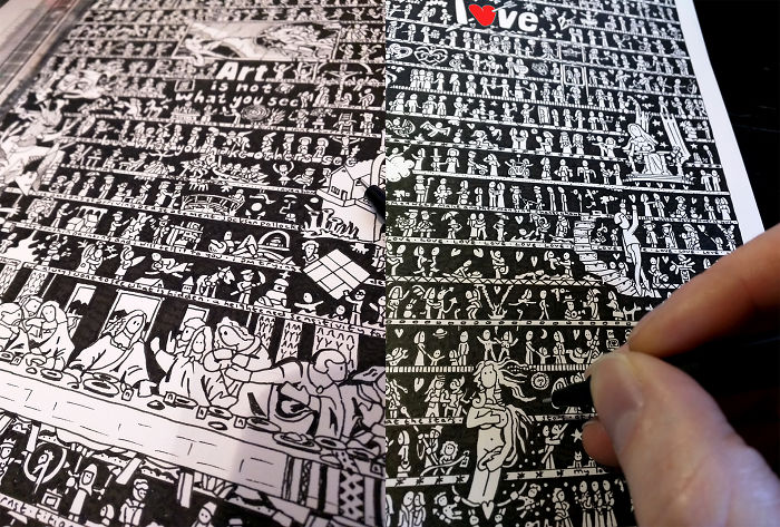 300 Characters And 35 Hours Of Tiny Art