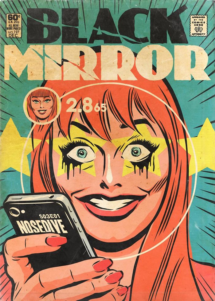 Artist Creates Covers Of Comics Based On Black Mirror Episodes The Result Is Incredible