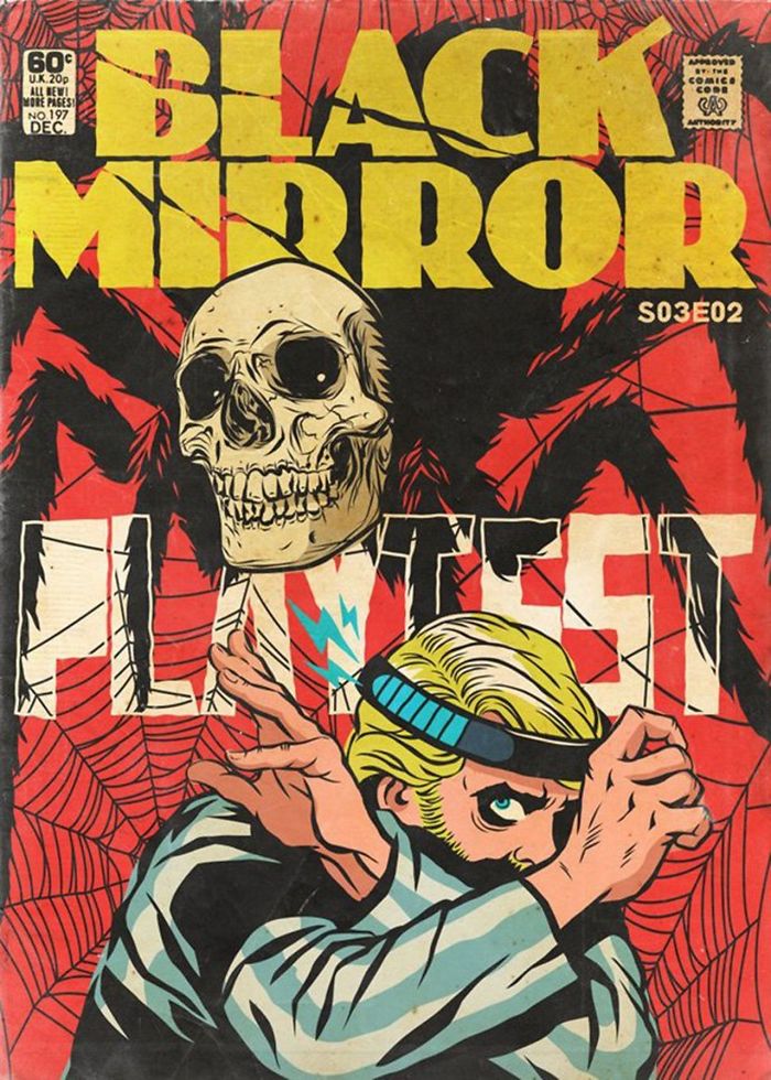 Artist Creates Covers Of Comics Based On Black Mirror Episodes The Result Is Incredible