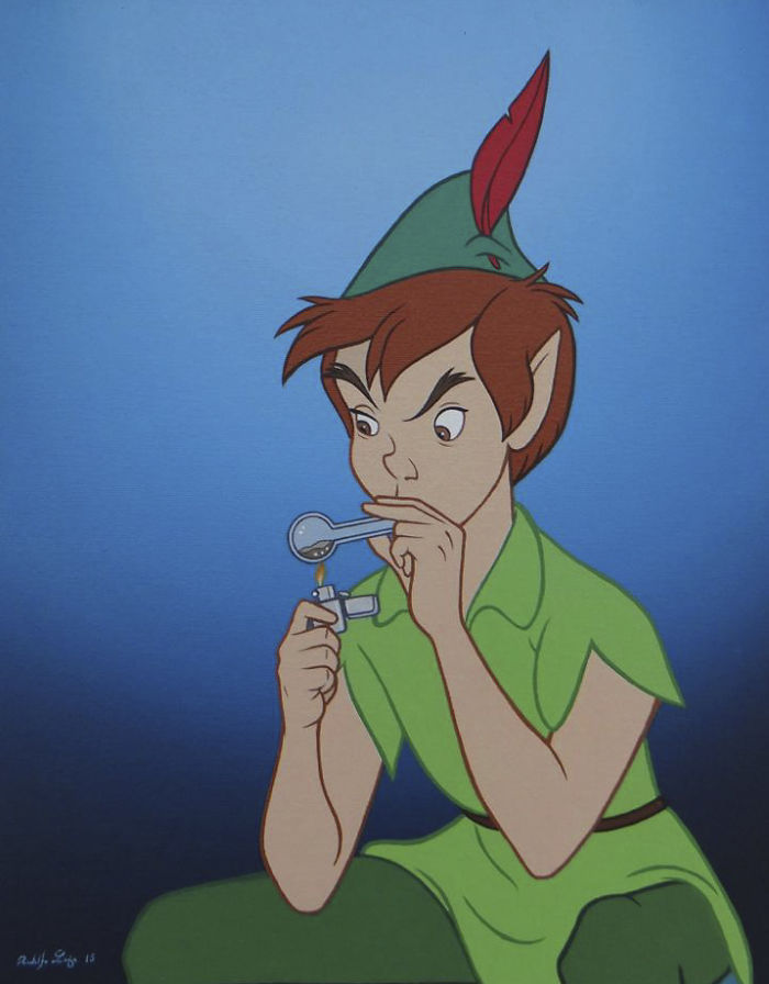 Artist Makes Disney Characters Struggle With The Reality Of Our Modern World And The Result Is Controversial