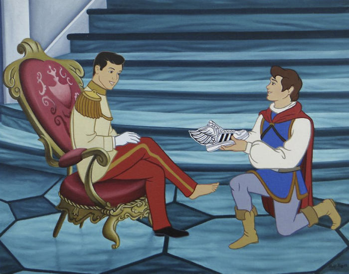 Artist Makes Disney Characters Struggle With The Reality Of Our Modern World And The Result Is Controversial