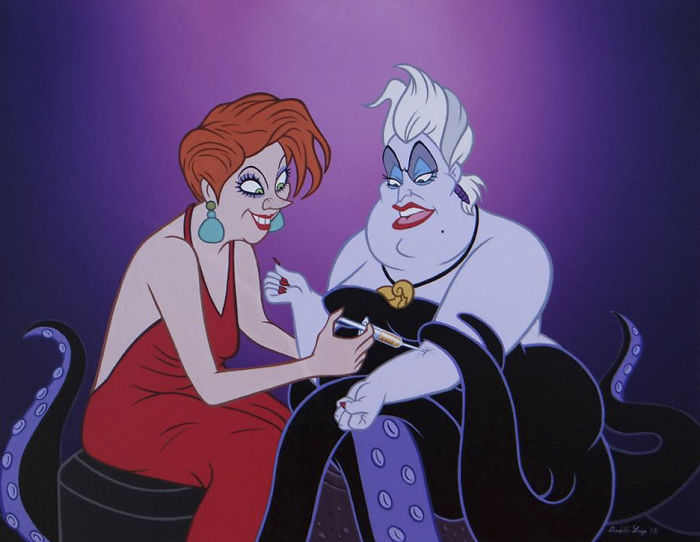 Artist Makes Disney Characters Struggle With The Reality Of Our Modern World And The Result Is Controversial