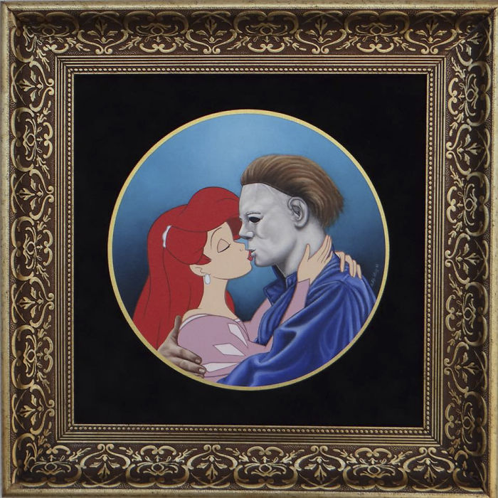 Artist Makes Disney Characters Struggle With The Reality Of Our Modern World And The Result Is Controversial