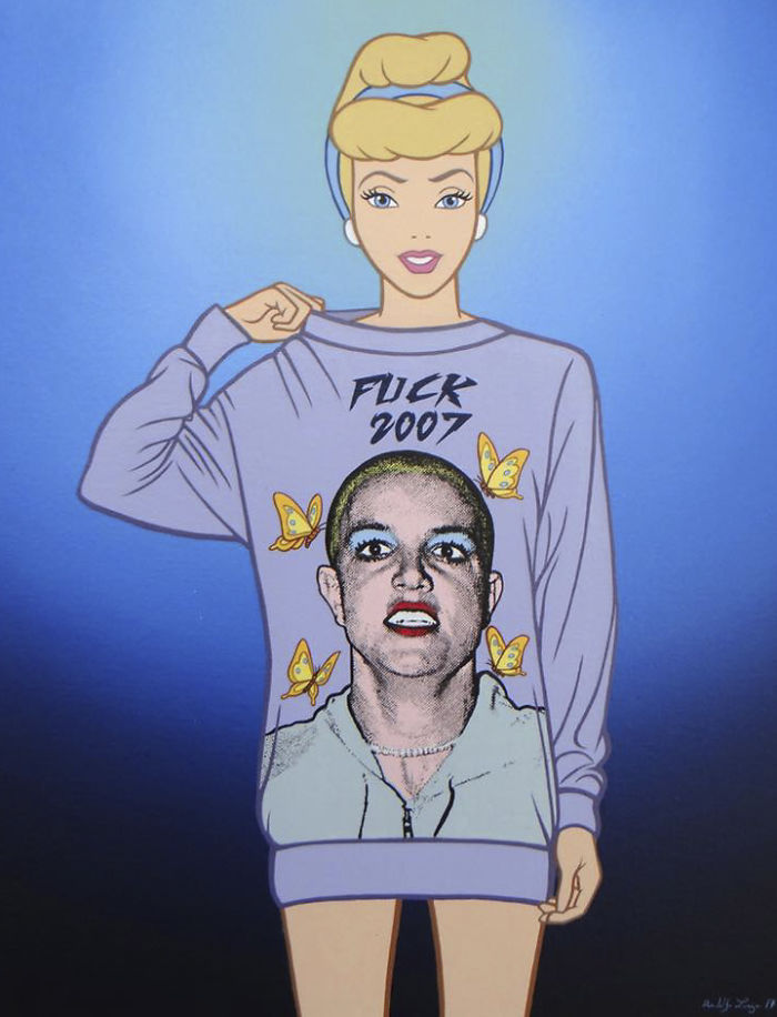 Artist Makes Disney Characters Struggle With The Reality Of Our Modern World And The Result Is Controversial