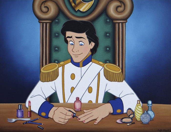 Artist Makes Disney Characters Struggle With The Reality Of Our Modern World And The Result Is Controversial