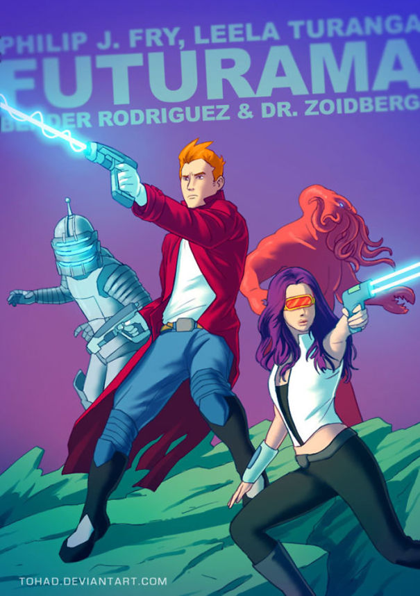 Artist Turns Characters Of Our Childhood As Bloody As Those Of Tarantino