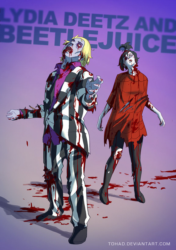 Artist Turns Characters Of Our Childhood As Bloody As Those Of Tarantino