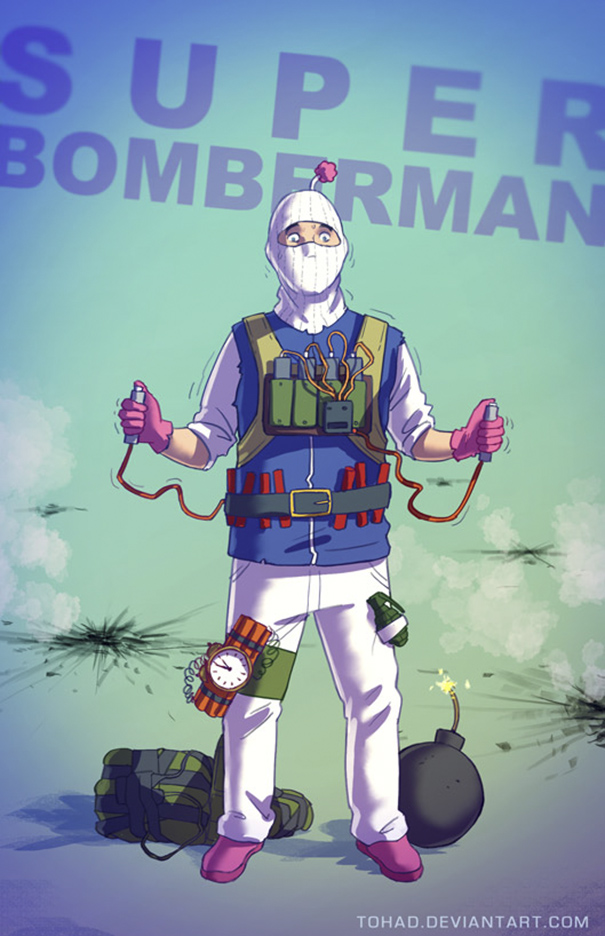 Artist Turns Characters Of Our Childhood As Bloody As Those Of Tarantino