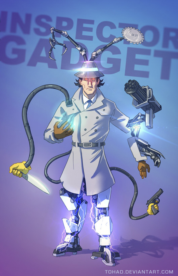 Artist Turns Characters Of Our Childhood As Bloody As Those Of Tarantino