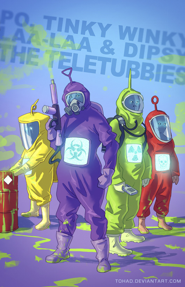 Artist Turns Characters Of Our Childhood As Bloody As Those Of Tarantino