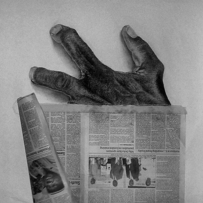 This Nigerian Artist's Artworks Are So Realistic It's Hard To Believe He Used Nothing More Than A Pencil