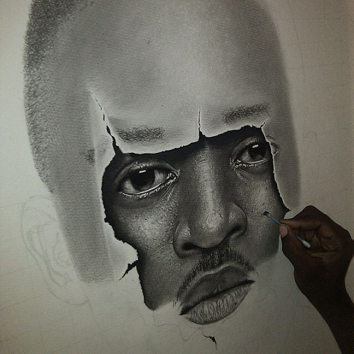 This Nigerian Artist's Artworks Are So Realistic It's Hard To Believe He Used Nothing More Than A Pencil This Nigerian Artist's Artworks Are So Realistic It's Hard To Believe He Used Nothing More Than A Pencil