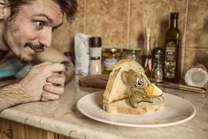 I Draw Imaginary Characters On My Photos