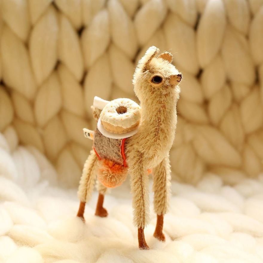 You Will Surely Want To Have A-Meet The Friendly Animals Made In Felt By The Artist Cat Rabbit