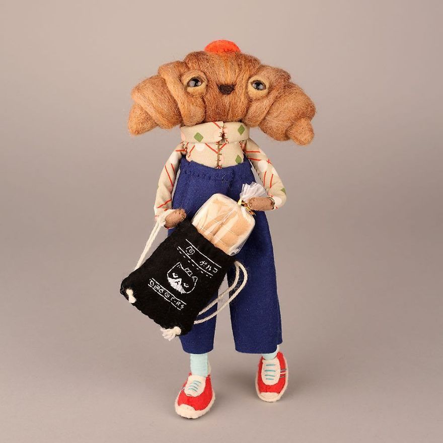 You Will Surely Want To Have A-Meet The Friendly Animals Made In Felt By The Artist Cat Rabbit