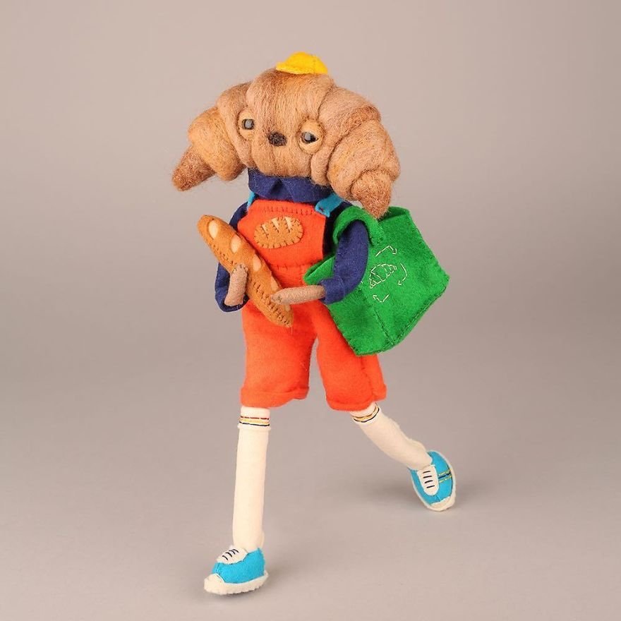 You Will Surely Want To Have A-Meet The Friendly Animals Made In Felt By The Artist Cat Rabbit