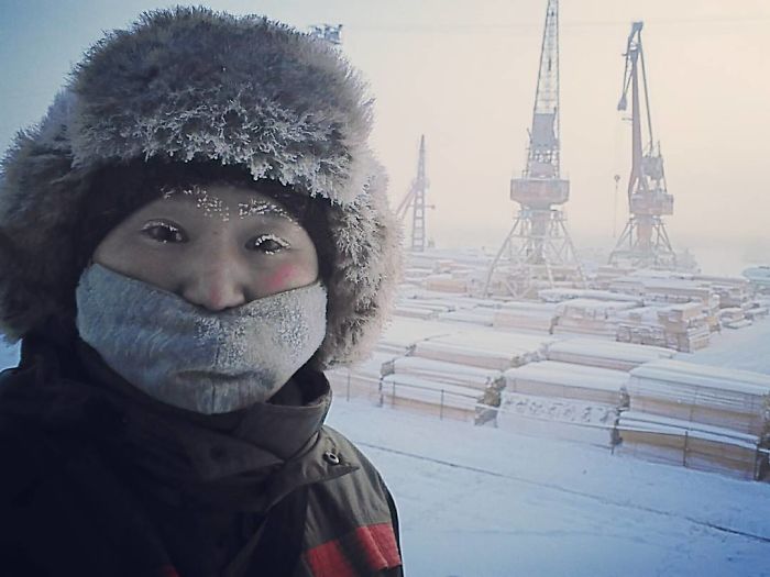 A Thermometer Just Broke At -62°C (-80°F) In The World's Coldest Village, And The Photos Are Breathtaking A Thermometer Just Broke At -62°C (-80°F) In The World's Coldest Village, And The Photos Are Breathtaking