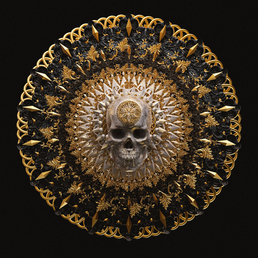 I Reimagined Traditional Mandala & Geometric Patterns As 3d Illustrations