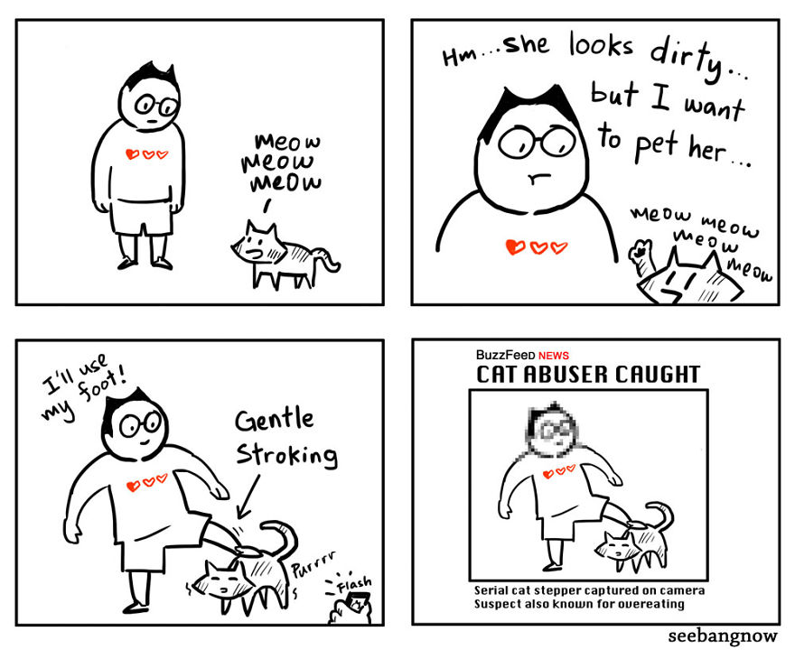 Cats Kidnapped Me And Made Me Draw Comics