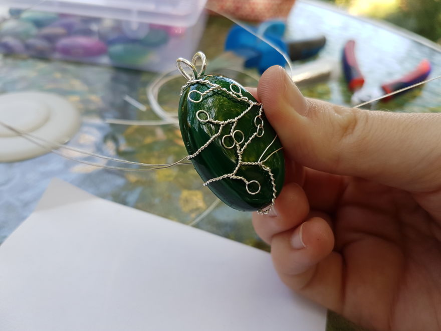 "Leafy Branches" Pendant Tutorial