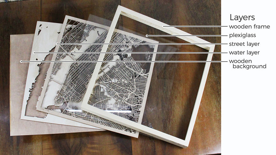 30+ Wooden City Maps That Will Make You Search For Your House! 30+ Wooden City Maps That Will Make You Search For Your House!