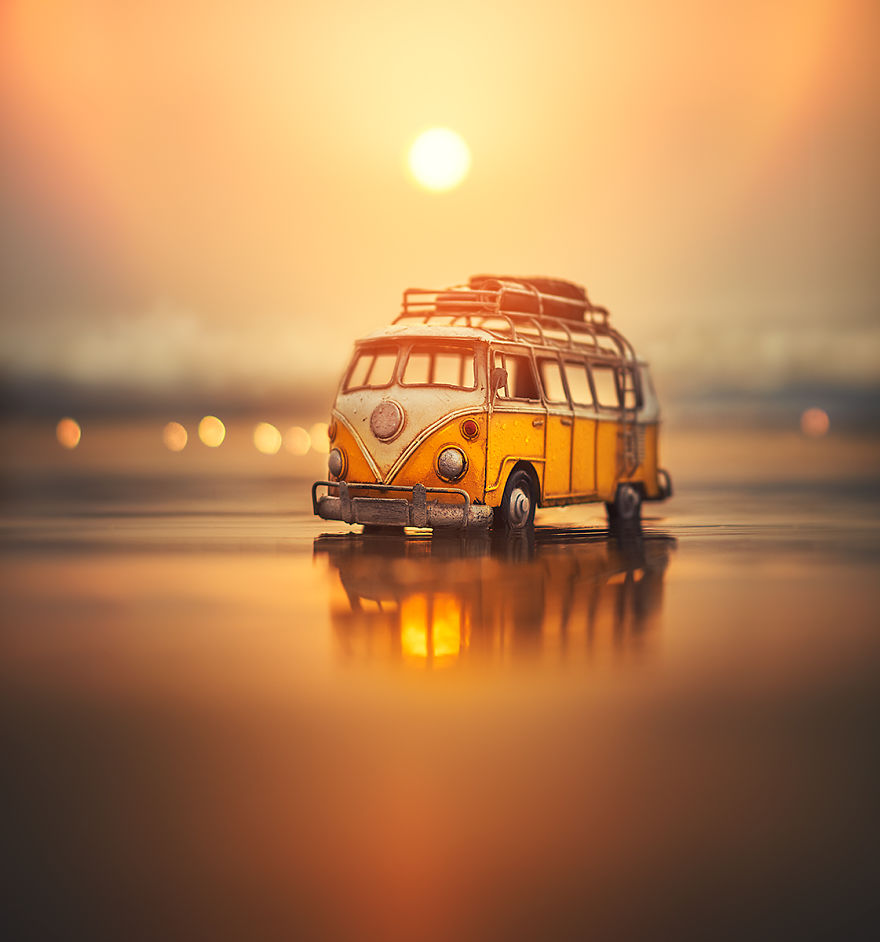 I Create Whimsical Images Using Miniature Model Cars I Create Whimsical Images Using Miniature Model Cars